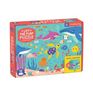 Lift the Flap Puzzle ลาย Unicorn Magic นำเข้าจากอเมริกา แบรนด์ mudpuppy