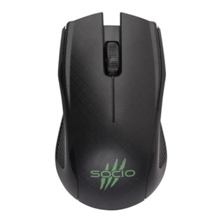 MOUSE Signo Socio MO-98 Wired Optical Mouse ออกแบบเรียบง่าย ขนาดกำลังพอดี จับถนัดมือ