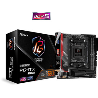 MAINBOARD (เมนบอร์ด) AM5 ASROCK B650E PG-ITX WiFi ประกัน 3 ปี