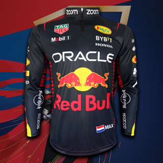 เสื้อแขนยาว F1 Radbull Racing เสื้อทีม เรดบูล เรสซิ่ง #FM0076 รุ่น แม็ก เวอร์สแตพเพ่น พิมพ์ทั้งตัว ไซส์ S-5XL