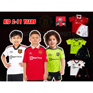 เสื้อฟุตบอลเด็ก แมนเชสเตอร์ ยูไนเต็ด 2-11 ปี เกรดแฟนบอล Manchester United Kid Young 2-11 Years