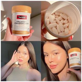 🎉คอลลาเจนเพื่อผิวสุขภาพดี  #วิตามินนำเข้า Swisse Collagen Hyaluronic Acid Booster