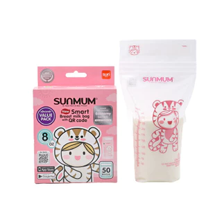 ถุงเก็บน้ำนม SUNMUM ถุงจัดเรียงสต๊อกน้ำนมแม่ รุ่นใหม่ ถุงเก็บน้ำนมแม่ ซันมัม มีหลายขนาดให้เลือก