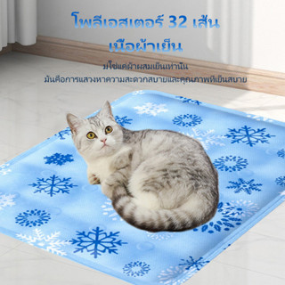 Pet Cool mat สำหรับตว์เลี้ยง แบบหนา เย็นสบาย แผ่นเจลเย็น ที่นอนเย็น แผ่นทำความเย็น ที่นอนสัตว์เลี้ยง