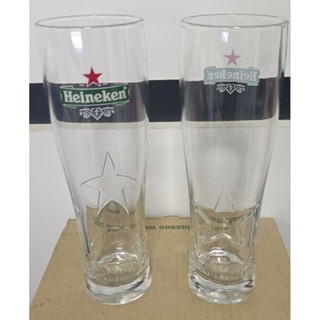 แก้วไฮเนเก้นรุ่นดาวนูน งานแท้ 50 Cl Heineken Star Glass