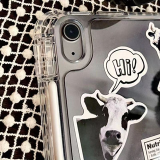 วัสดุอะคริลิค case เคสไอแพด  air4 air5 10.9 10th gen 10 gen9 gen8 gen7 10.2  Pro 11 2020/2021/2022 ที่เสียบปากกาด้านขวา