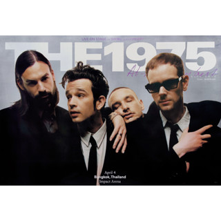 โปสเตอร์ คอนเสิร์ต วง ดนตรี ร็อก The 1975 Concert POSTER 24”x35” นิ้ว live in Bangkok 2023