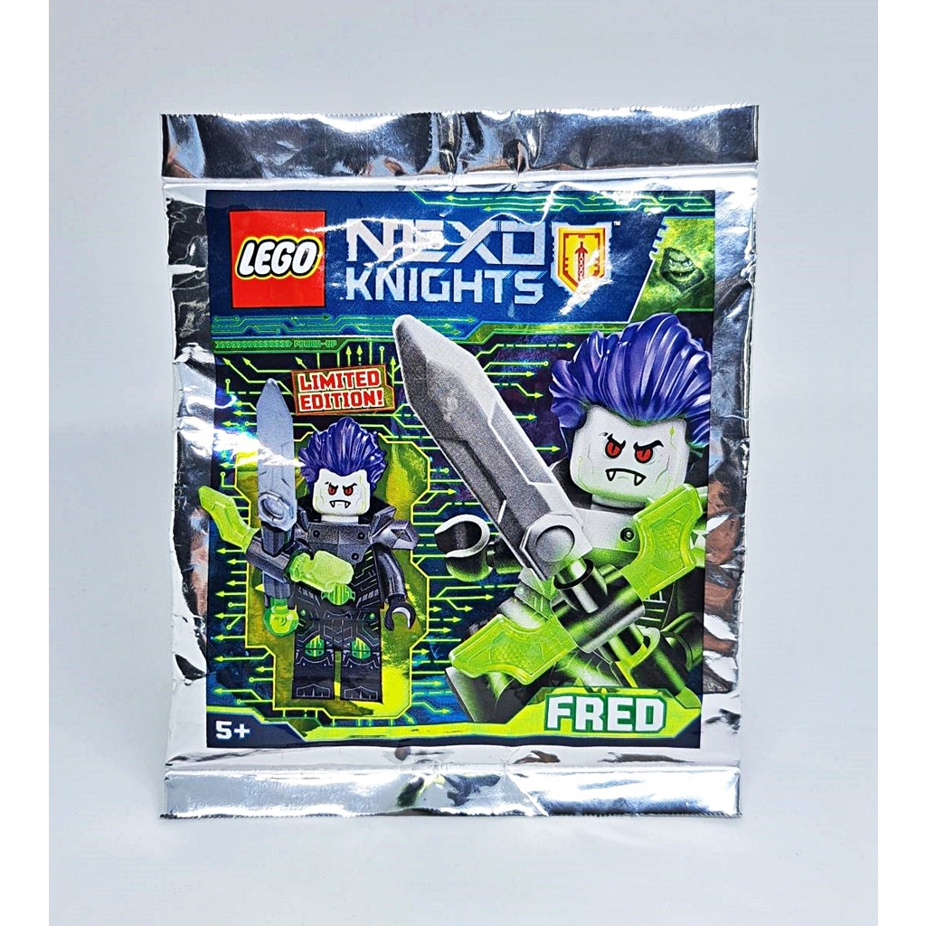 เลโก้ Minifigure Lego Nexo Knights Limited Edition #271826 Fred Foil Pack