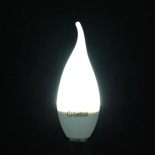 [ ลดราคา ] EVE หลอดไฟ แอลอีดี LED รุ่น Switch Nora ขนาด 3W ทรงโอเปร่า ขั้วหลอด E14