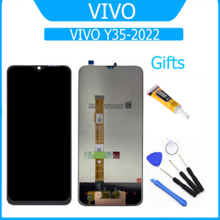 อะไหล่จอพร้อมทัชส VIVO Y35-2022  แถมชุดไขควงกับกาวติดหน้าจอ