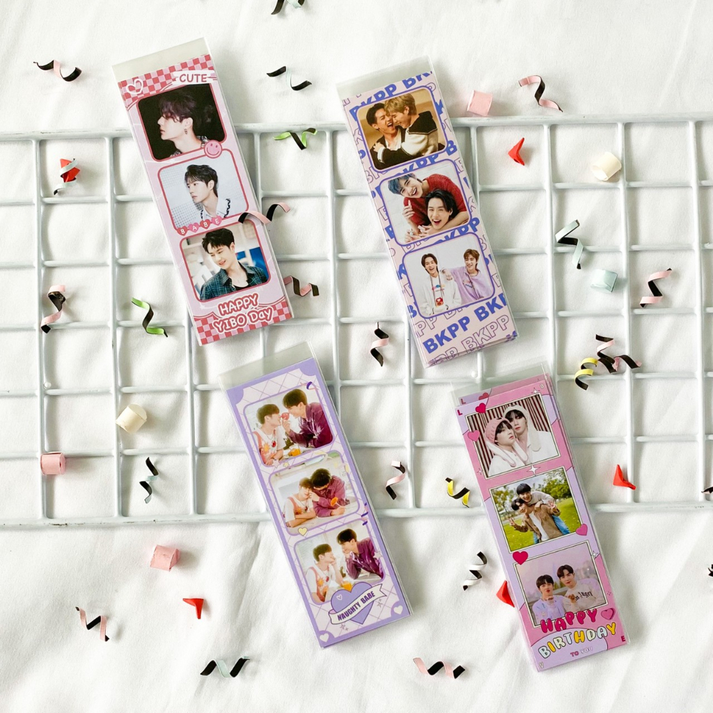 ทักแชทก่อนสั่ง ⭐️🐻🌈 รับทำ giveaway -Photobooth Frame- 💜  ส่งรูปทำได้ มีลายกรอบให้เลือก