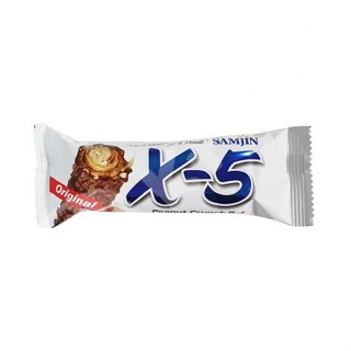 [Original] 엑스파이브 Samjin X-5 Original Peanut Crunch Bar (ช็อคโกแลตพีนัทบาร์) 36g