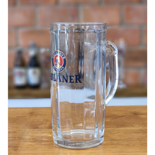 🌟พร้อมส่ง🌟Paulaner beer mug 500 ml 12 piece แก้วเบียร์ Paulaner 500 มล. 12 ใบ