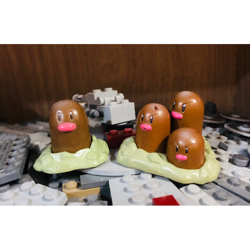 Pokemon DUGTRIO & DIGLETT CGTSJ Tomy Nintendo Figure #โปเกม่อน