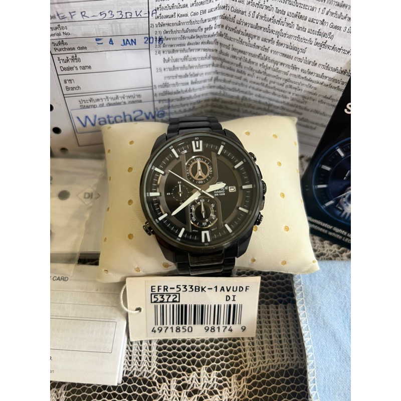 ขาย Casio Edifire สีดำ (EFR-533BK-1A)