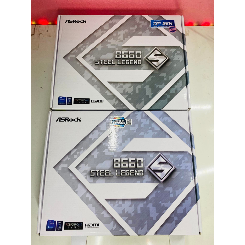 ขายเมนบอร์ดมือหนึ่ง ASROCK B660 STEEL LEGEND