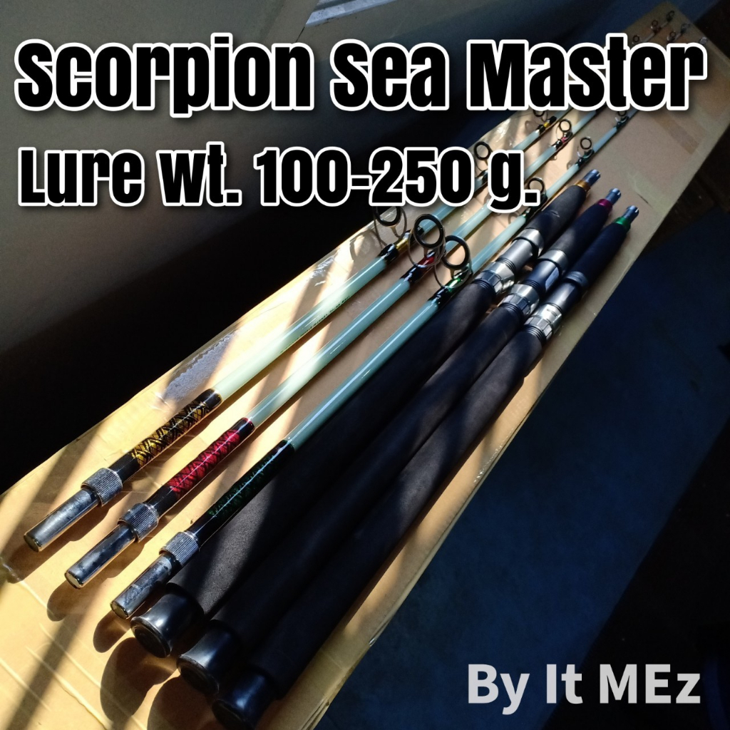 ของแท้ ราคาถูก คันเบ็ดตกปลา Scorpion Sea Master คันตัน ต่อเกลียวโคน เหมาะสำหรับใช้สำหรับตกปลาหน้าดินทั่วไป Spinning