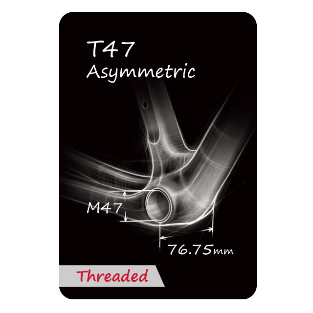 กะโหลก TOKEN T47 BBright For Shimano(24),Sram Dub(29),BB386(30)