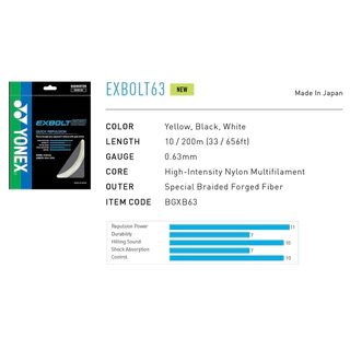 เอ็น YONEX แท้จาก YONEX THAILAND รุ่น BG80 / BG80 Power / EXBOLT 63 / EXBOLT 65 / EXBOLT 68