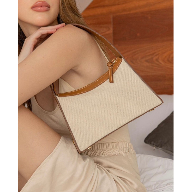 Used mynte studio - hythe canvas bag สีน้ำตาล