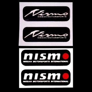 สตื๊กเกอร์เรซิ่น NISSAN Nismo สำหรับตกแต่งรถ NISSAN Motorsport เกรดพรีเมี่ยม