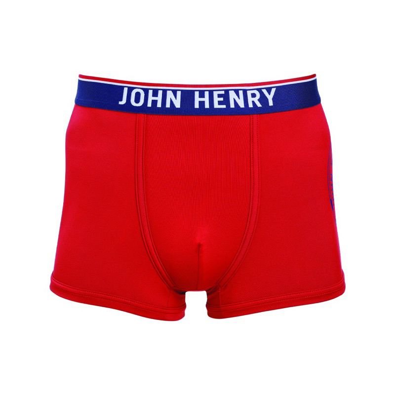 John henry กางเกงในชาย รุ่น NAUTICAL JU JU3NU001 ทรง Boxer Brief Size XL สีแดง