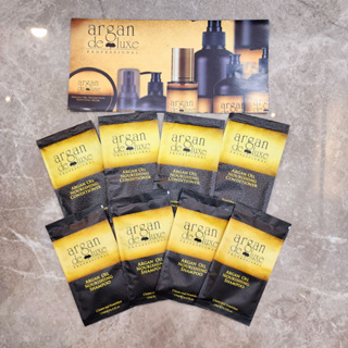 Argan Deluxe Argan Oil ผมนุ่มทันที Nourishing Shampoo / Conditioner *15ml แชมพู ครีมนวดผม สำหรับผมแห้งเสีย แตกปลาย ชี้ฟู