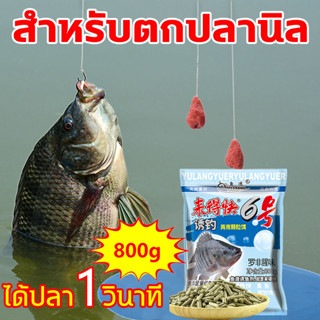 เหยื่อตกปลา นิล 800g เหยื่อปลานิล หัวเชื้อตกปลา เหยื่อตกปลาหน้าดิน เหยื่อตกปลานิล หัวเชื้อปลานิล เหยื่อตกปลาชิงหลิว