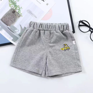 ❗พร้อมส่ง❗ กางเกงขาสั้นสำหรับเด็กปักลายน่ารัก ผ้าฝ้าย นิ่ม