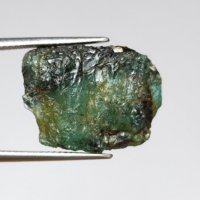 พลอย ก้อน ดิบ มรกต เอมเมอรัล ธรรมชาติ แท้ ( Unheated Natural Emerald ) หนัก 21.77 กะรัต