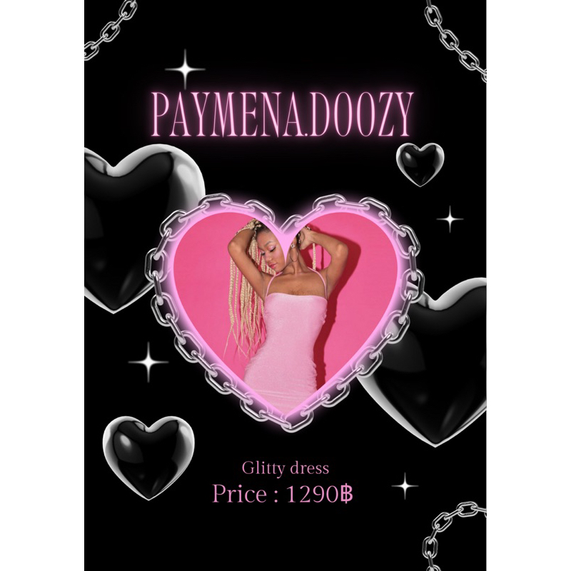 WHAT SHE WEAR | GLITTY DRESS | Size M