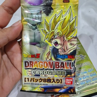 **1 ซอง (8 ใบ)** DRAGON BALL Z card game bandai 2003 made in Japan