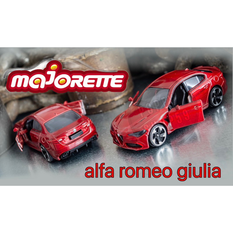 รถโมเดล รถโมเดลเหล็ก majorette alfa romeo giulia รถในแพ็ค