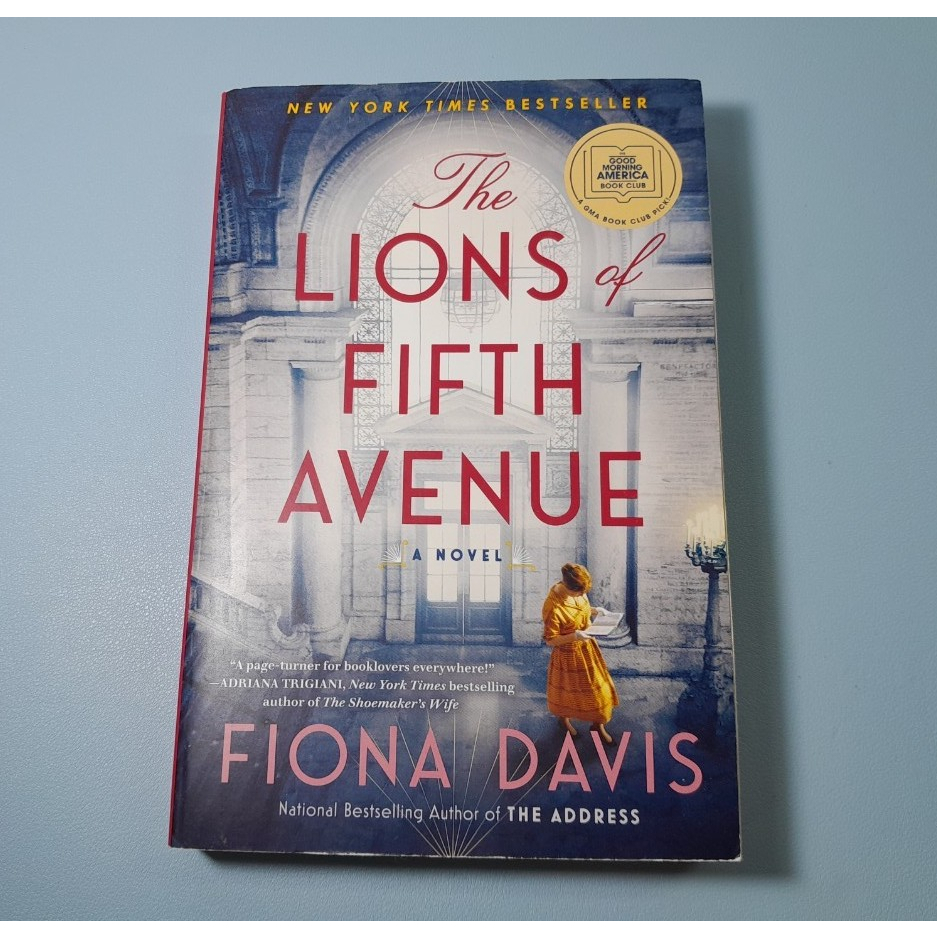 [Used] The Lions Fifth Avenue by Fiona Davis