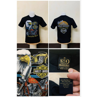 เสื้อฮาเลย์ (harley davidson)  ป้าย 3D EMBLEM ผ้าบาง50/50 ( ลายที่ B013-B024 )