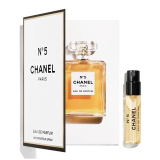 (รับเงินคืน 15% ใช้โค้ด J5BAK66V) CHANEL No5 Eau De Parfum 1.5ml (แบบหลอด หัวสเปร์ย)