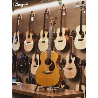 กีต้าร์โปร่ง Bourgeois OM-40th Anniversary ADIRONDACK / QUILTED MAHOGANY กีตาร์ Acoustic Guitar กีตาร์โปร่ง