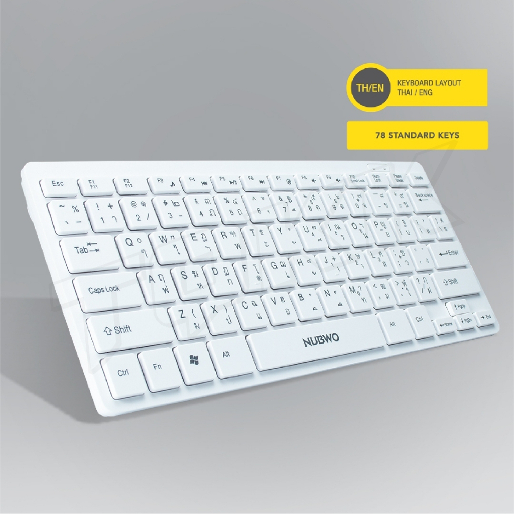 NUBWO NK-35 คีย์บอร์ด MINI MERCURY Portable Business Keyboard คีย์บอร์ดโน้ตบุ๊ค คีย์บอร์ดขนาดเล็ก