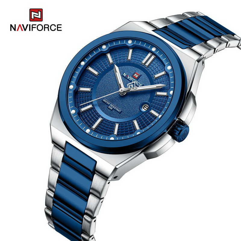 Naviforce นาฬิกาข้อมือผู้ชาย สปอร์ตแฟชั่น NF9212 สายสแตนเลส กันน้ำ ระบบอนาล็อก