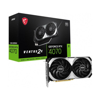 VGA MSI GeForce RTX 4070 VENTUS 2X OC 12GB GDDR6X ประกัน 3ปี ศูนย์ไทย (912-V513-208)