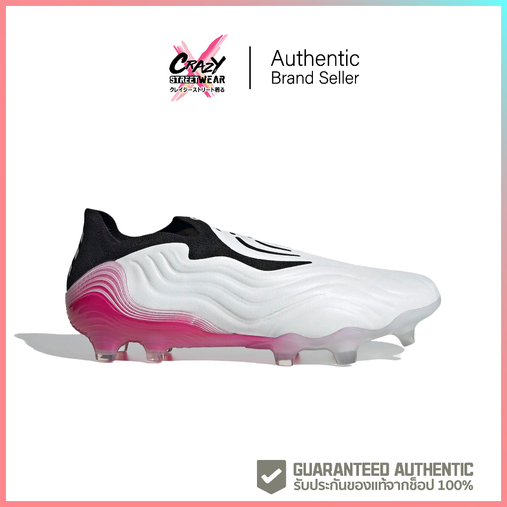 สตั๊ด Adidas Copa Sense+ FG "White Shock Pink" (FW7917) สินค้าลิขสิทธิ์แท้ Adidas รองเท้าฟุตบอล
