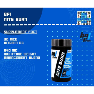 bpi- Nite Burn 30cps พร้อมส่ง !!!