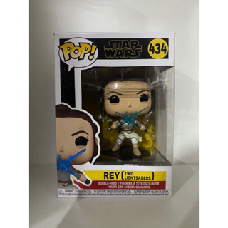 Funko Pop Rey With Two Lightsabers Star Wars 434