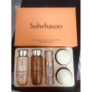 ของแท้ 100% Sulwhasoo ผลิตภัณฑ์บำรุงผิวหน้า Concentrated Ginseng Anti-Aging Kit 5 items