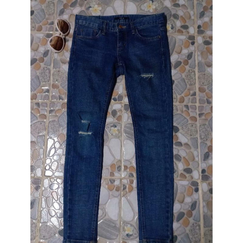 ีุ🍒 Aก1665(ถ177)#กางเกงหญิงขาเดฟเฟคเข้มงานป้าย kochi danimรอบเอว:"33"ขายาว:36"'ปลายขายาว:5"
สะโพก:35