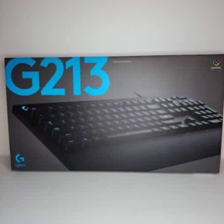 (ของใหม่แท้ส่งฟรี แพ็คแน่นหนา)KEYBOARD (คีย์บอร์ด) LOGITECH G213 PRODIGY (MEMBRANE) (RGB LED) (EN/TH)