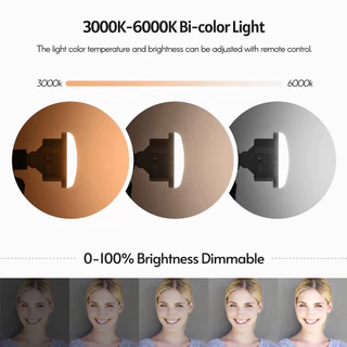 300W Led Light Bulb Photography Lighting Photo Video Vlog Studio ไฟสตูดิโอ ไฟต่อเนื่อง ไฟไลฟ์สด ไฟ