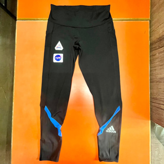 Adidas Running AEROREADY/ กางเกงรัดรูปสไตล์สปอร์ตเจ็ดส่วน/ size M/ สินค้ามือสอง