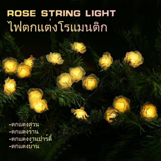 Wonderful ไฟตกแต่ง ไฟแต่งสวน Wedding Decor/Rose String Light/Fairy Light ไฟสตริง ไฟกลางคืน โคมไฟโรแมนติก 1.5m/3m/6m