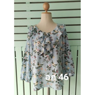 เสื้อแฟชั่น เสื้อทำงาน สาวอวบ บิ๊กไซส์